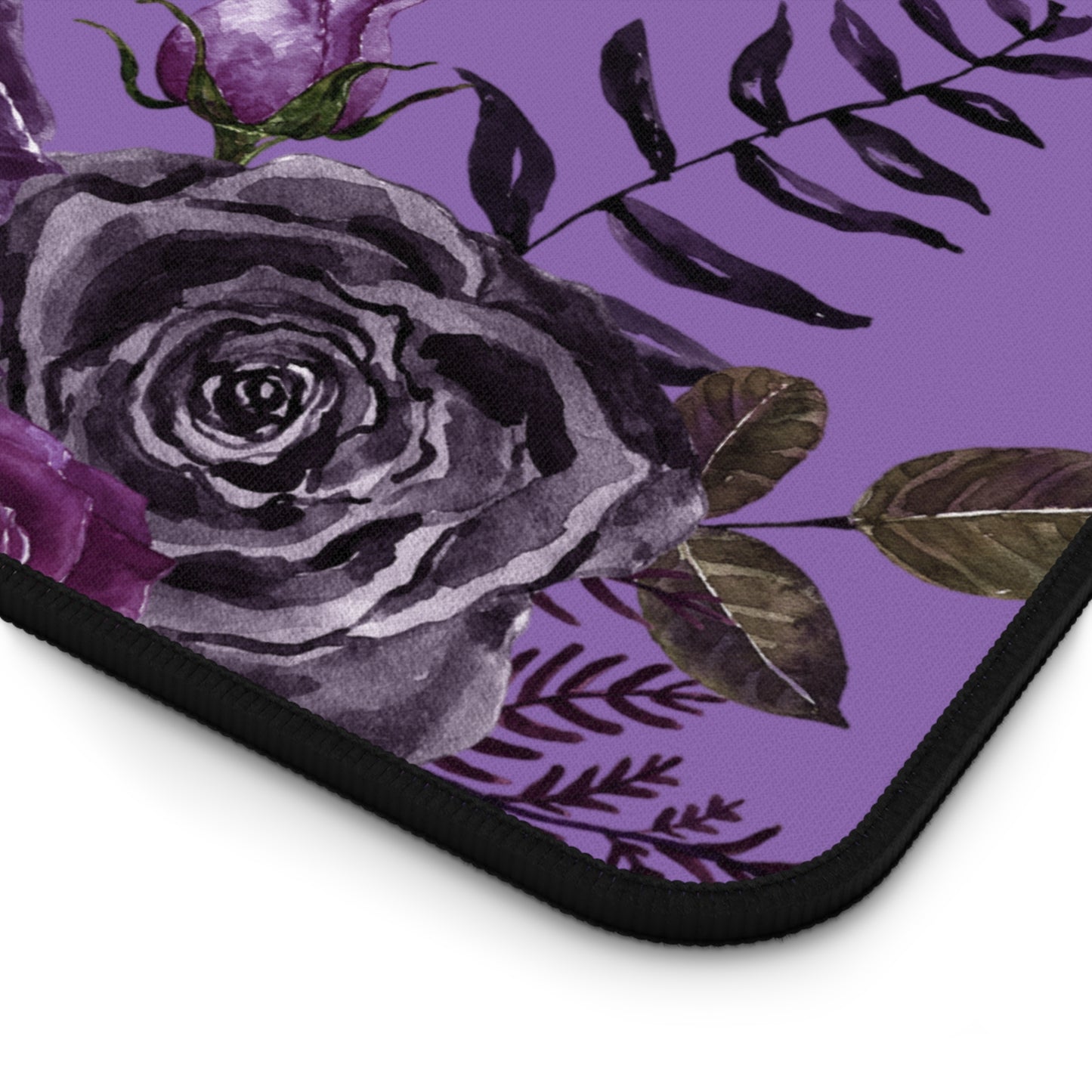 Purple Rose Keyboard Mat