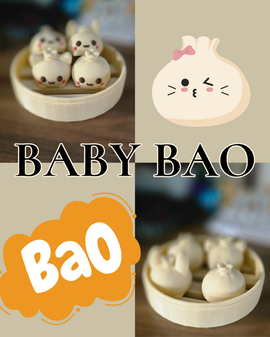 Baby Bao with Steam Tray Display