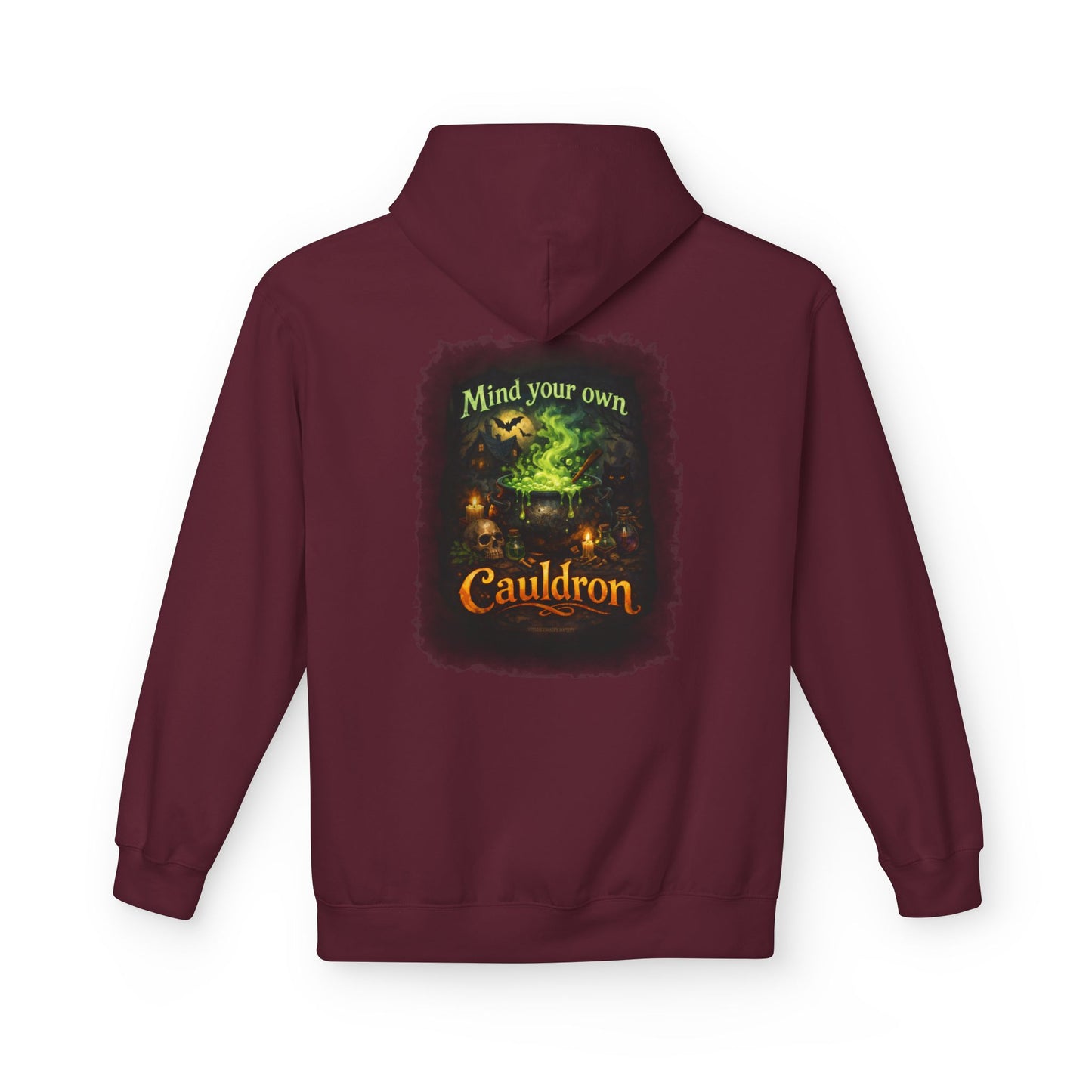"Mind Your Own Cauldron" Witchy Hoodie
