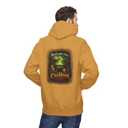 "Mind Your Own Cauldron" Witchy Hoodie