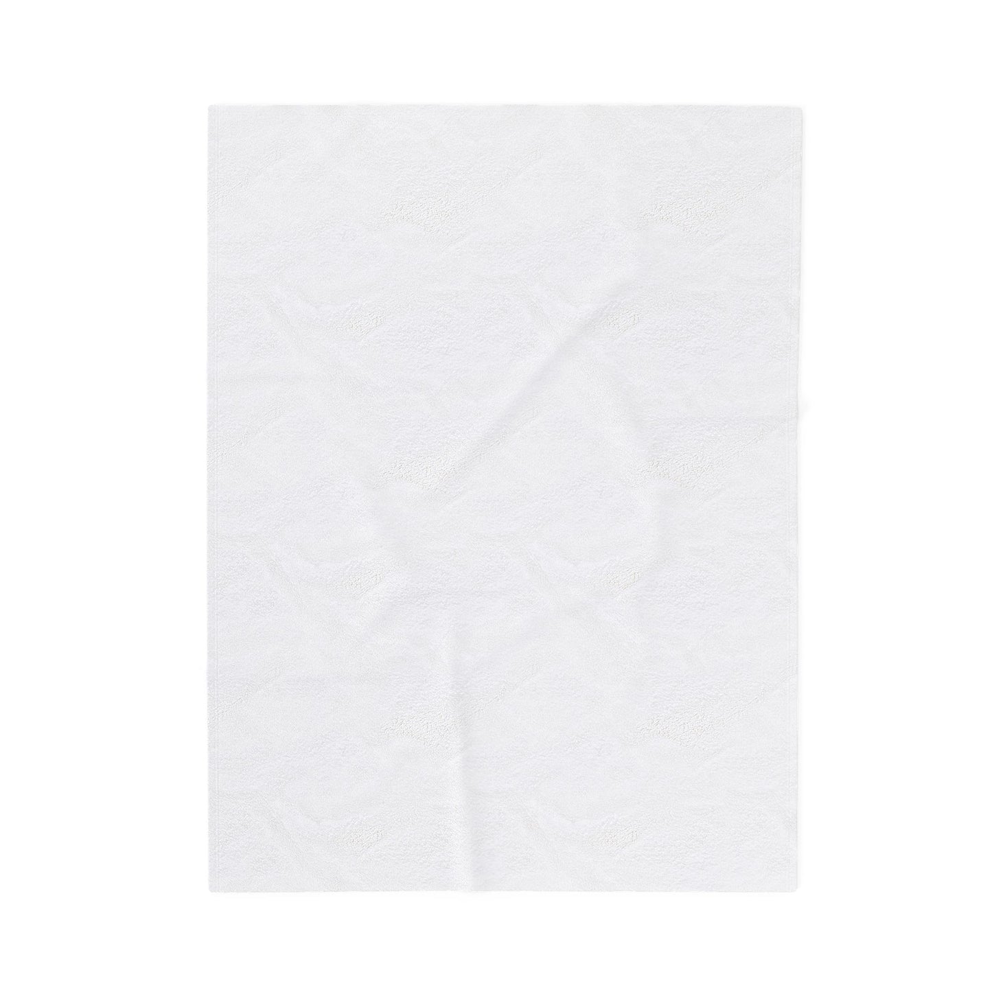 "Ho Ho Ho Throw" Plush Blanket - Cozy Green and White HO HO HO Print