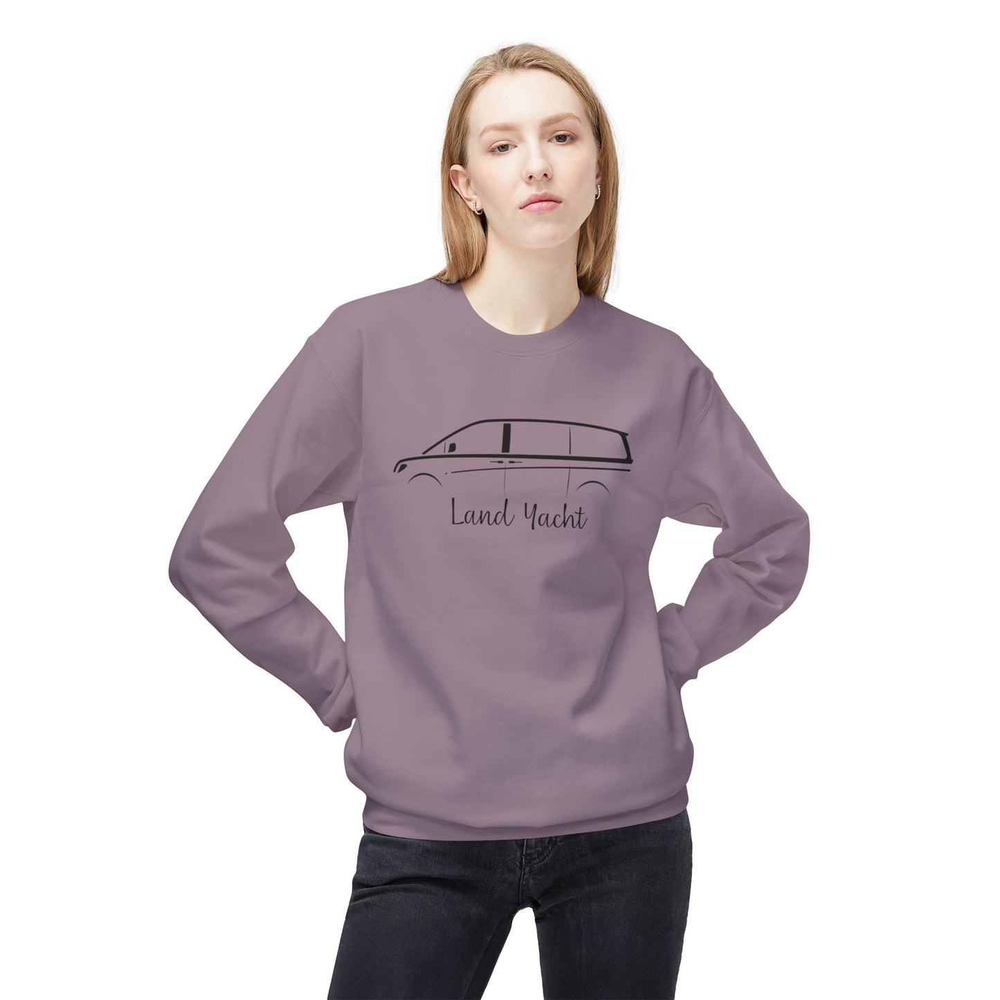 Mom Van Sweatshirt — Cozy Mom Life Crewneck
