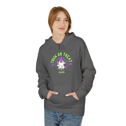 Trick or Treat 2025 Ghost Hoodie – Spooky Cute Halloween Sweatshirt