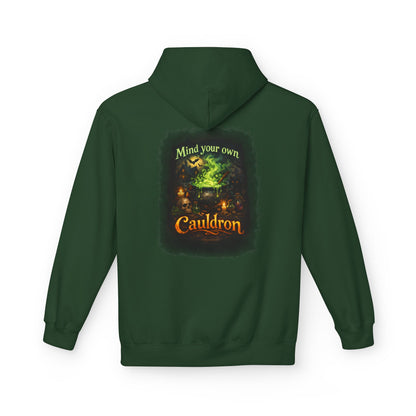 "Mind Your Own Cauldron" Witchy Hoodie