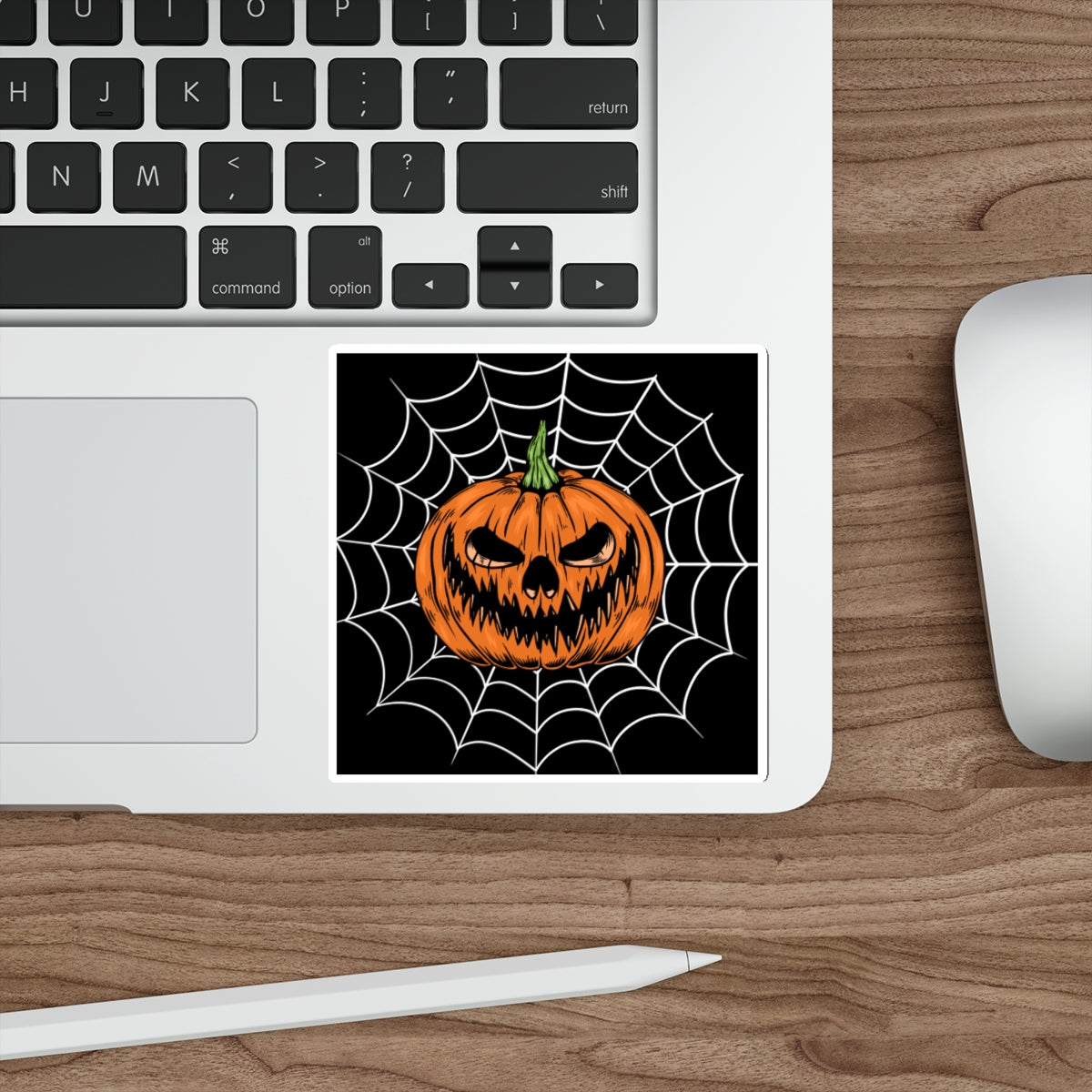 Halloween Jack-O-Lantern Die-Cut Sticker