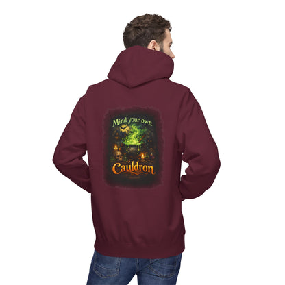 "Mind Your Own Cauldron" Witchy Hoodie