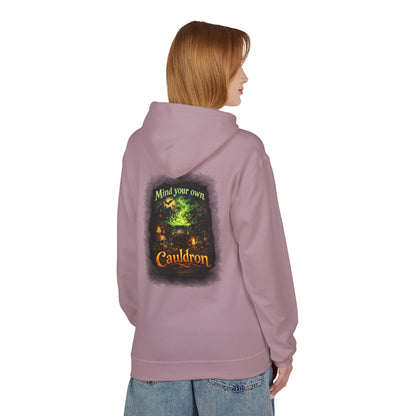 "Mind Your Own Cauldron" Witchy Hoodie