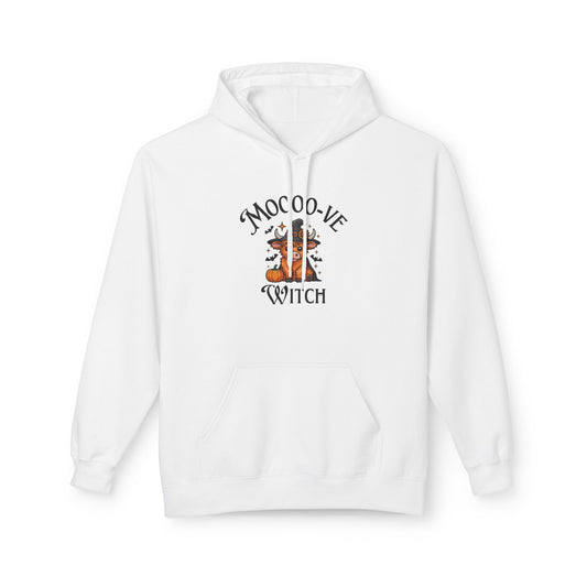 Highland Cow Witch Hoodie, Cozy Halloween Apparel, Gift for Witches, Fall Fashion, Casual Comfort, Unique Statement Piece