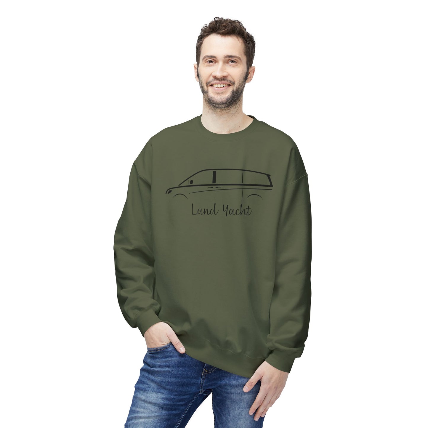 Mom Van Sweatshirt — Cozy Mom Life Crewneck