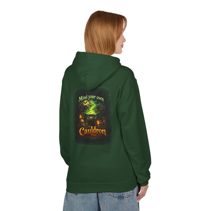 "Mind Your Own Cauldron" Witchy Hoodie
