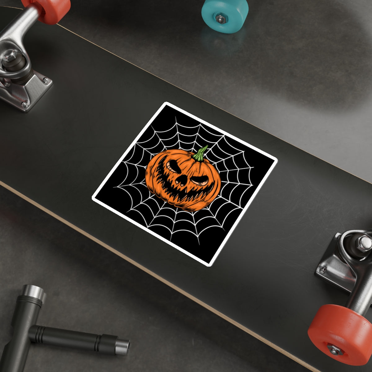 Halloween Jack-O-Lantern Die-Cut Sticker