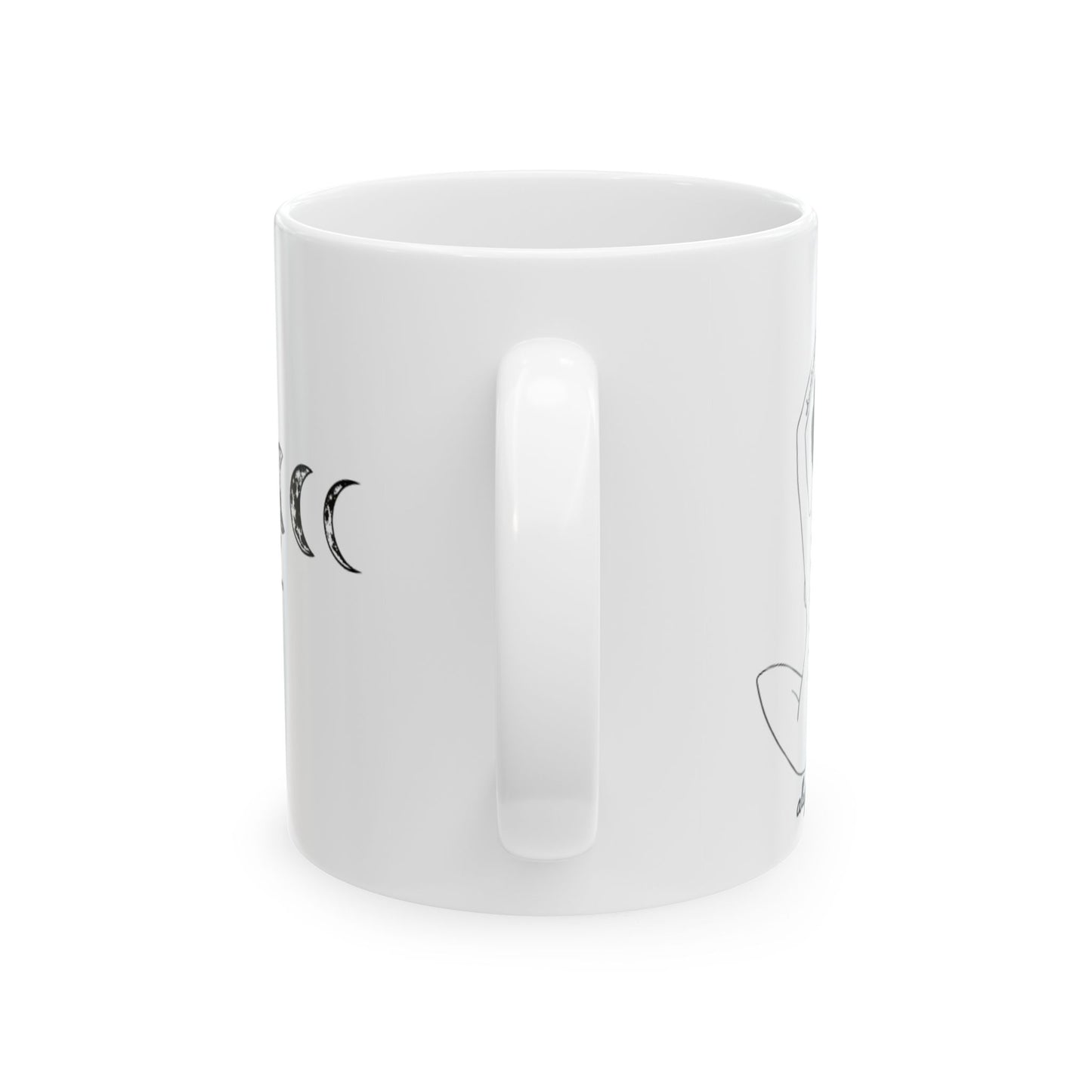 Aligned Moon Phase Ceramic Mug — 11oz & 15oz Astrology Coffee Cup