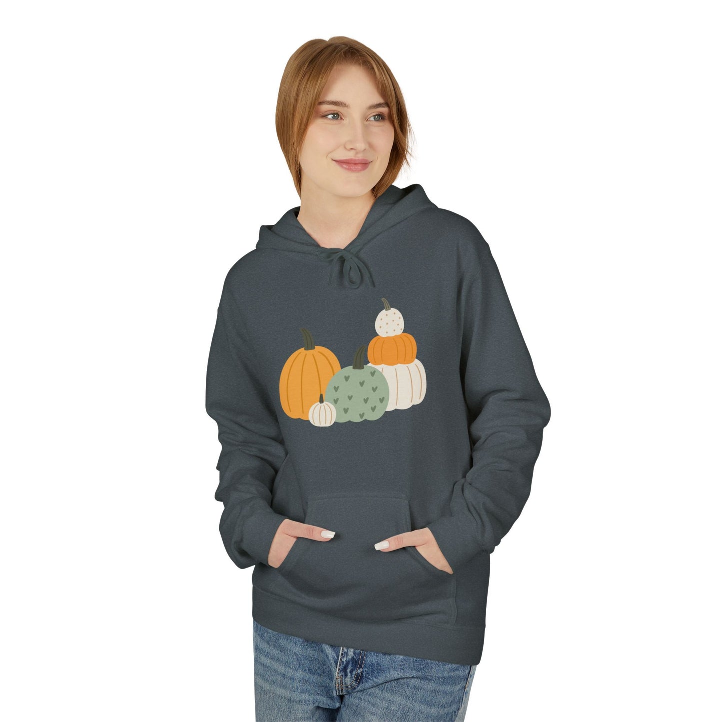 Pastel Pumpkin Patch Hoodie – Cozy Autumn Aesthetic