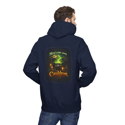 "Mind Your Own Cauldron" Witchy Hoodie