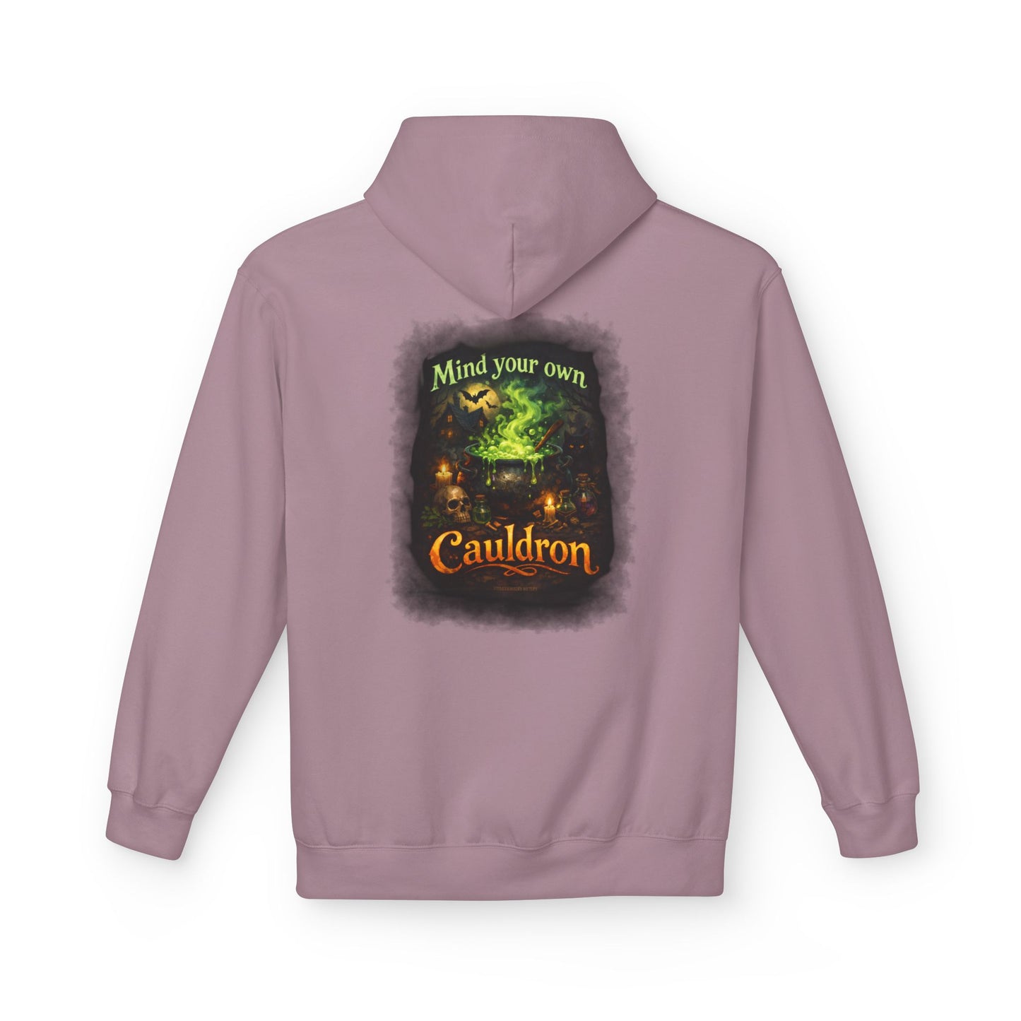 "Mind Your Own Cauldron" Witchy Hoodie