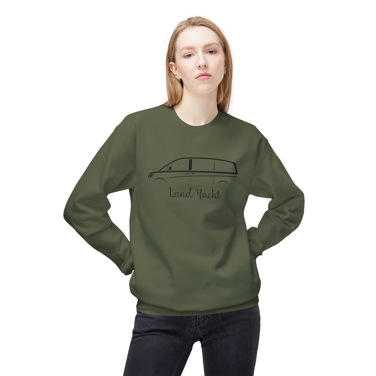 Mom Van Sweatshirt — Cozy Mom Life Crewneck