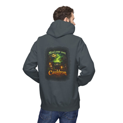 "Mind Your Own Cauldron" Witchy Hoodie