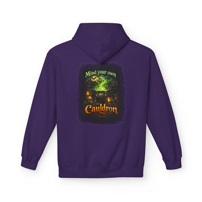 "Mind Your Own Cauldron" Witchy Hoodie