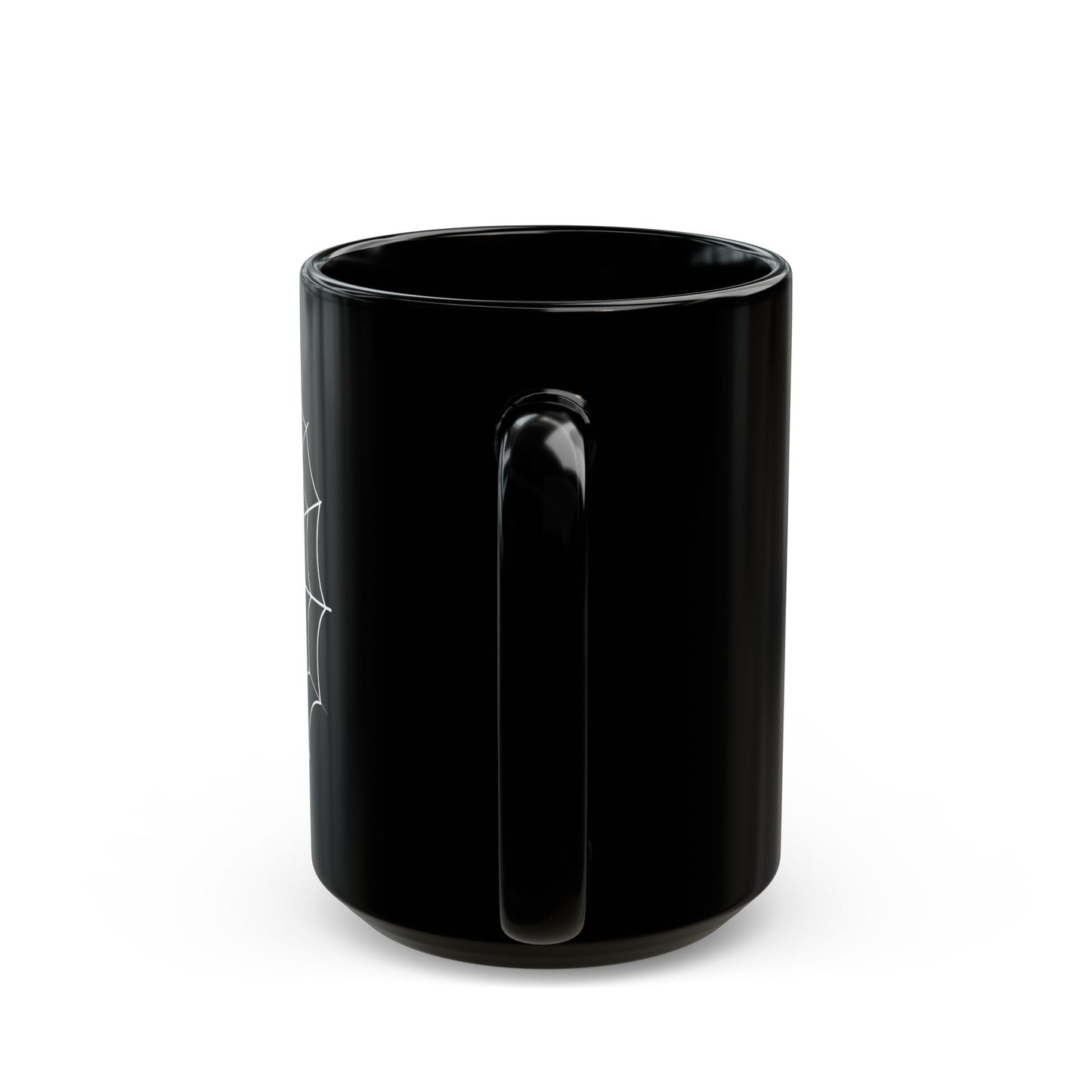 Mug - Sinister Grin Jack-o-lantern Spider Web Halloween Coffee Cup