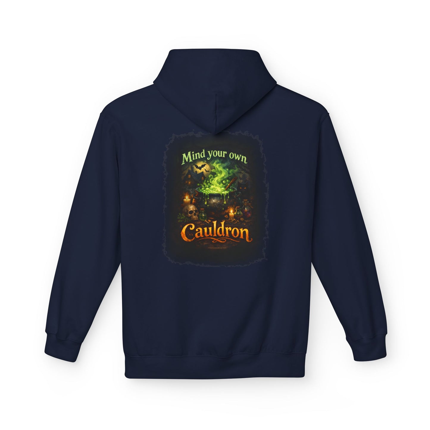 "Mind Your Own Cauldron" Witchy Hoodie