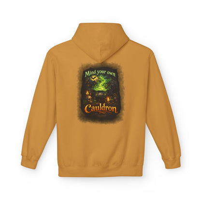 "Mind Your Own Cauldron" Witchy Hoodie