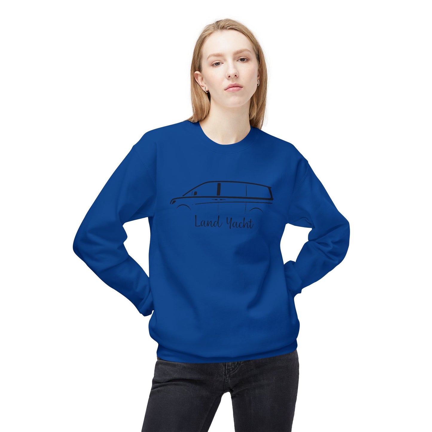 Mom Van Sweatshirt — Cozy Mom Life Crewneck