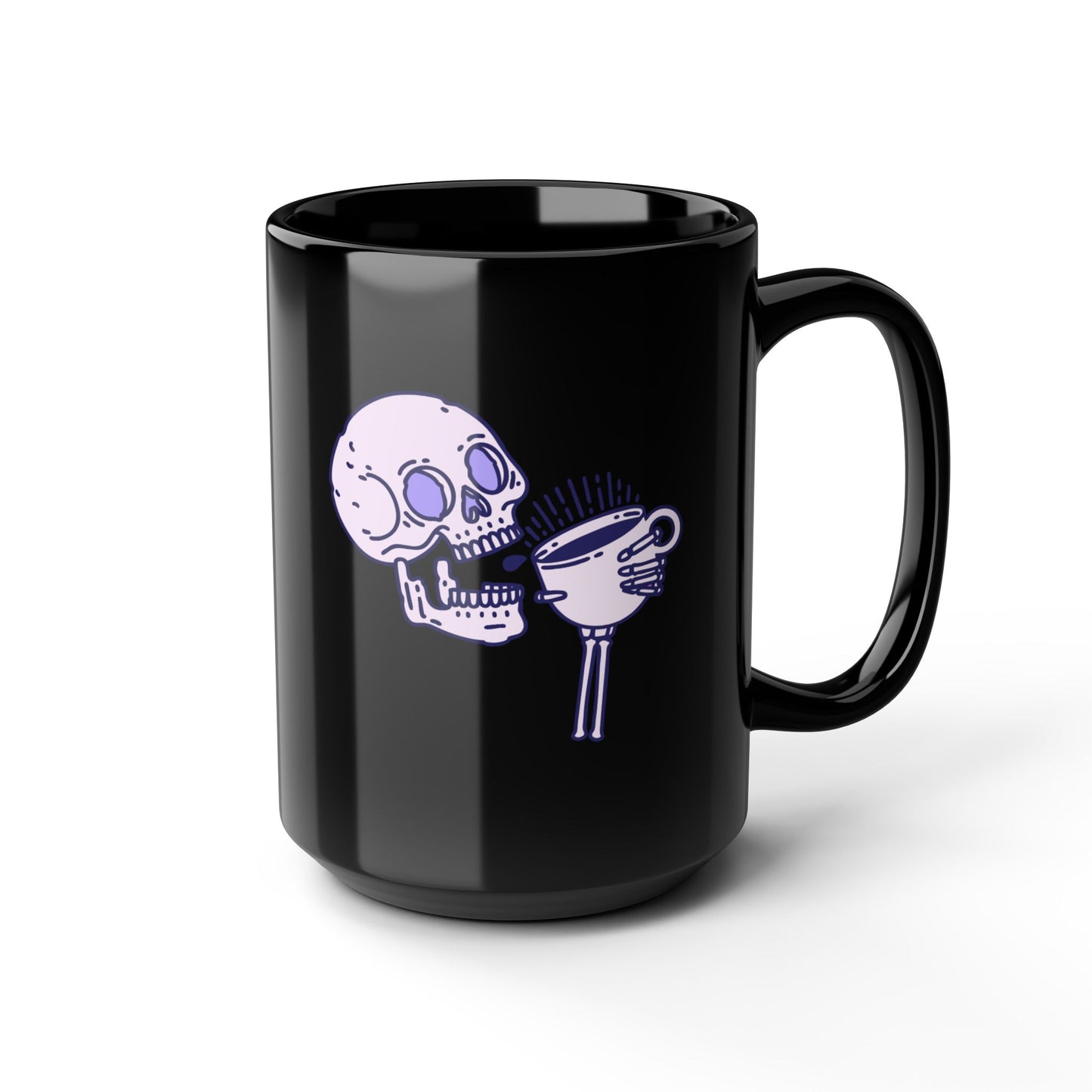 But First Coffee Skull Coffee Mug, Perfect for Halloween, Gothic Gifts, Coffee Lovers