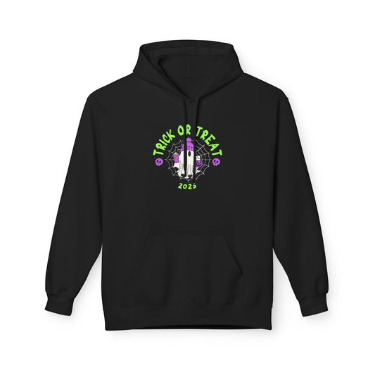 Trick or Treat 2025 Ghost Hoodie – Spooky Cute Halloween Sweatshirt