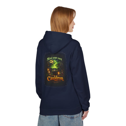 "Mind Your Own Cauldron" Witchy Hoodie