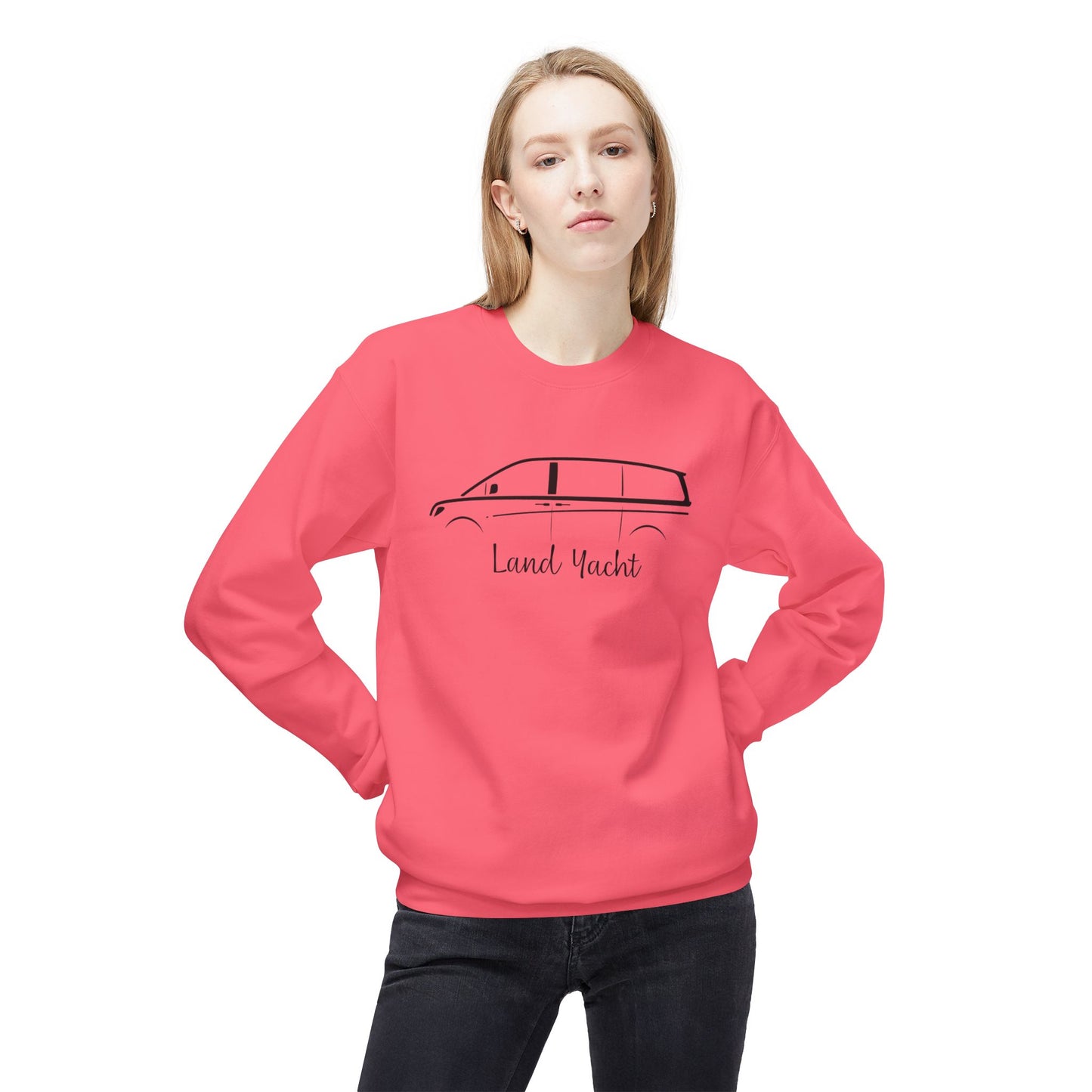 Mom Van Sweatshirt — Cozy Mom Life Crewneck