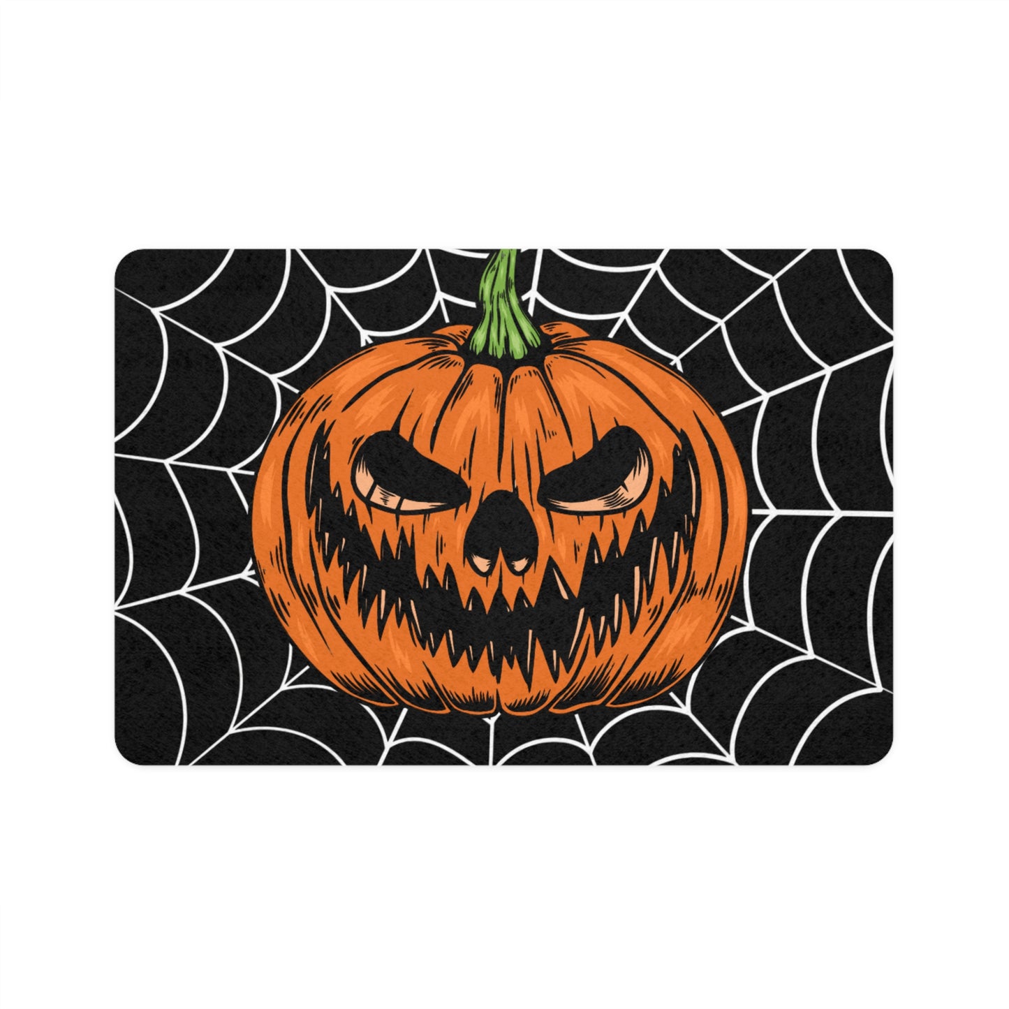 Halloween Pet Food Mat, Cute Pet Mat, Pumpkin Design, Dog Cat Feeding Mat, Holiday Decor, Halloween Gifts for Pets