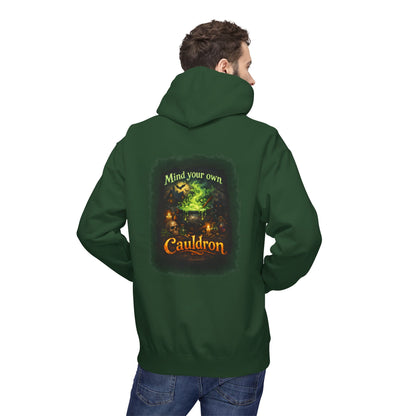 "Mind Your Own Cauldron" Witchy Hoodie
