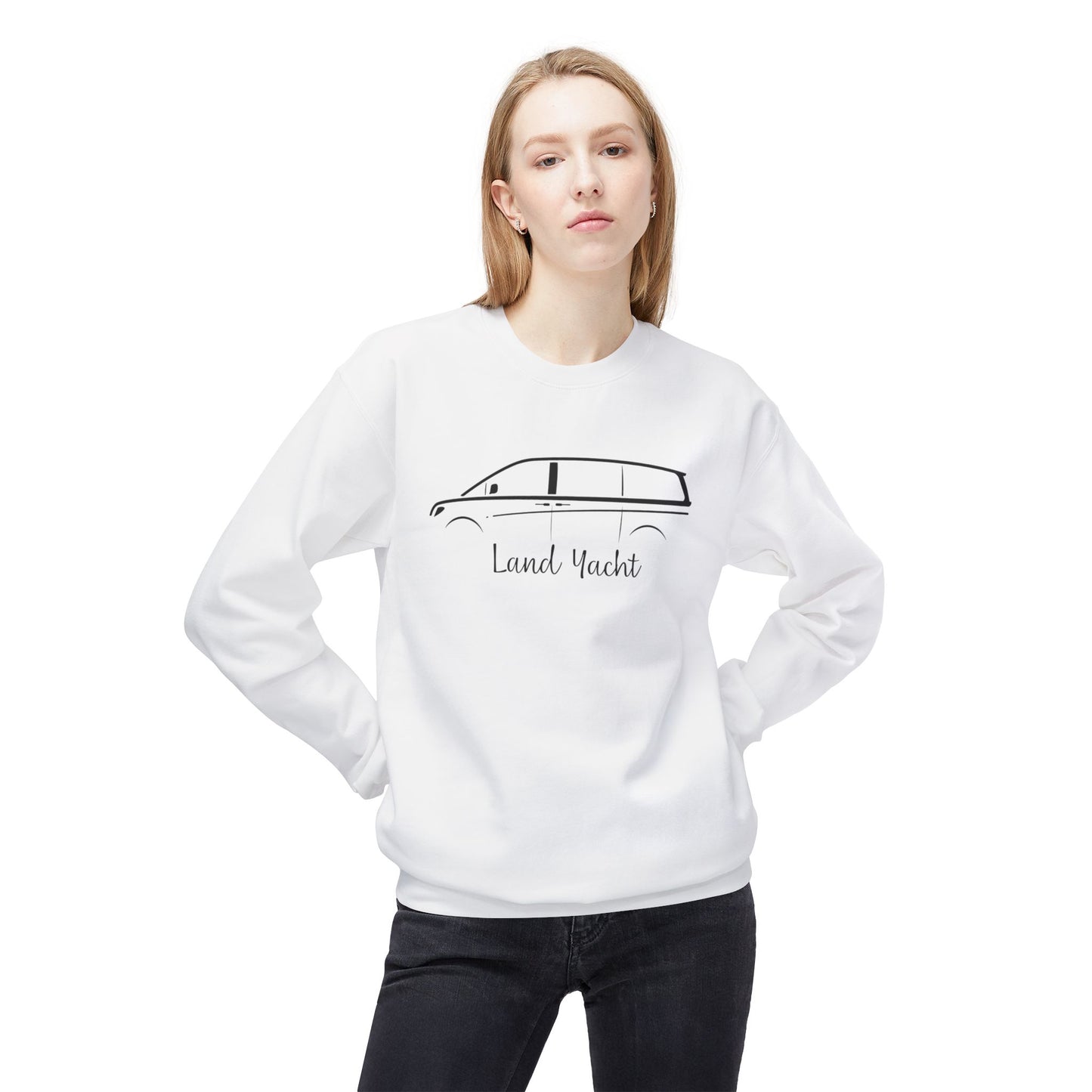 Mom Van Sweatshirt — Cozy Mom Life Crewneck