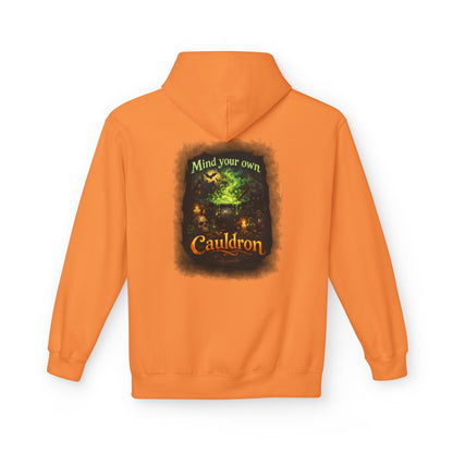 "Mind Your Own Cauldron" Witchy Hoodie