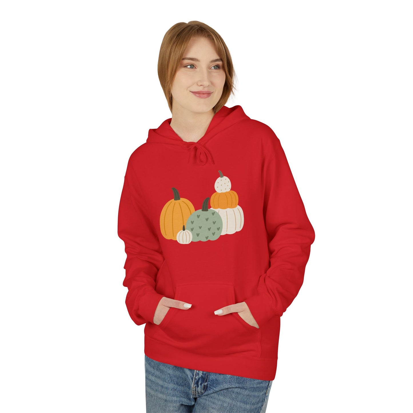 Pastel Pumpkin Patch Hoodie – Cozy Autumn Aesthetic