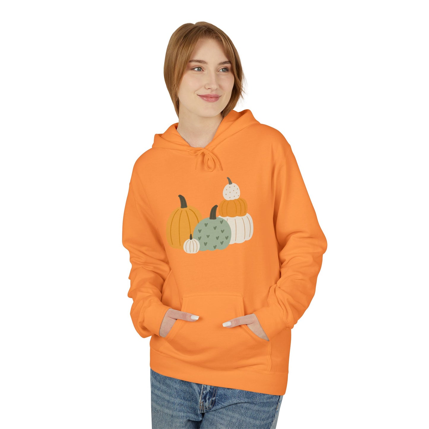 Pastel Pumpkin Patch Hoodie – Cozy Autumn Aesthetic