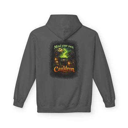 "Mind Your Own Cauldron" Witchy Hoodie