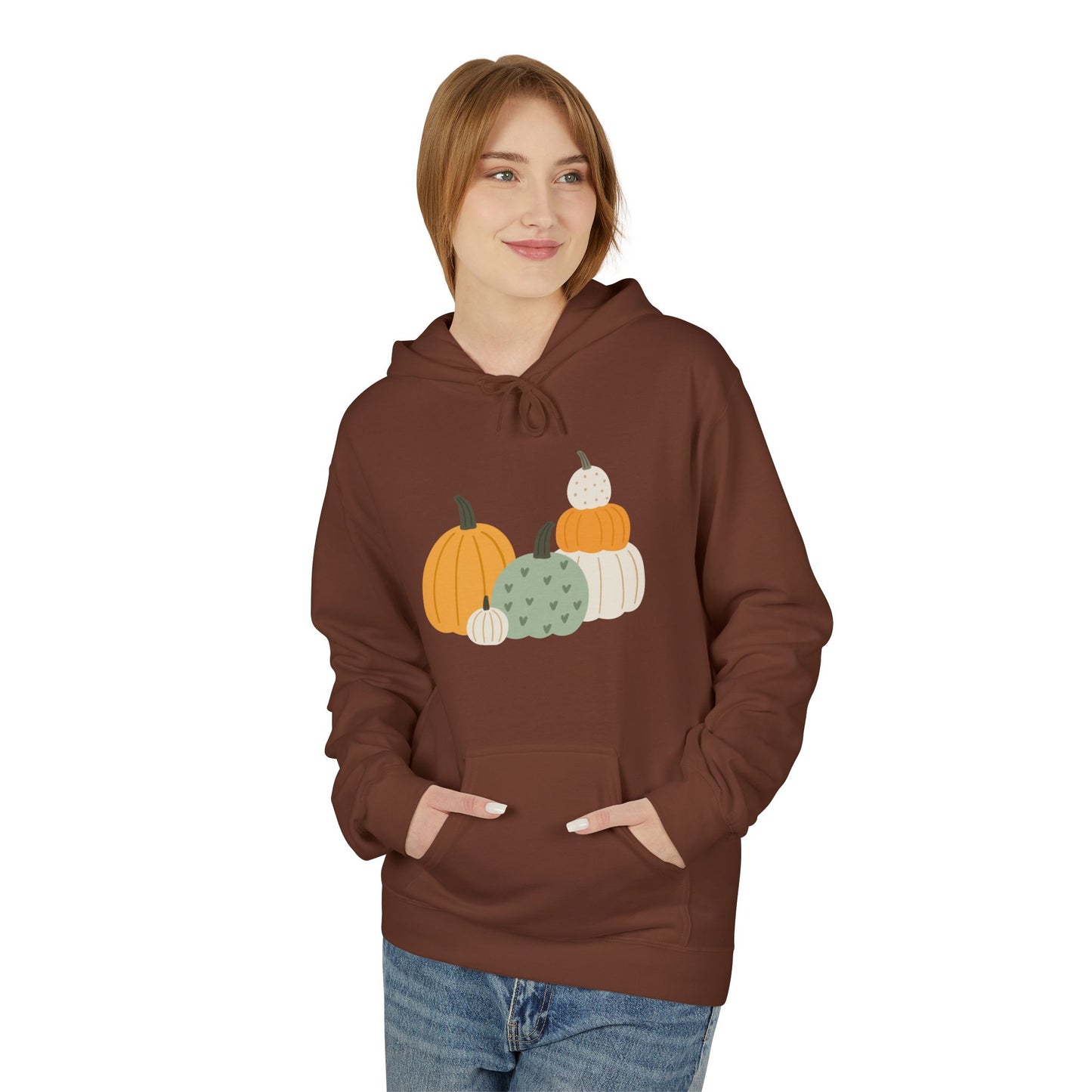 Pastel Pumpkin Patch Hoodie – Cozy Autumn Aesthetic
