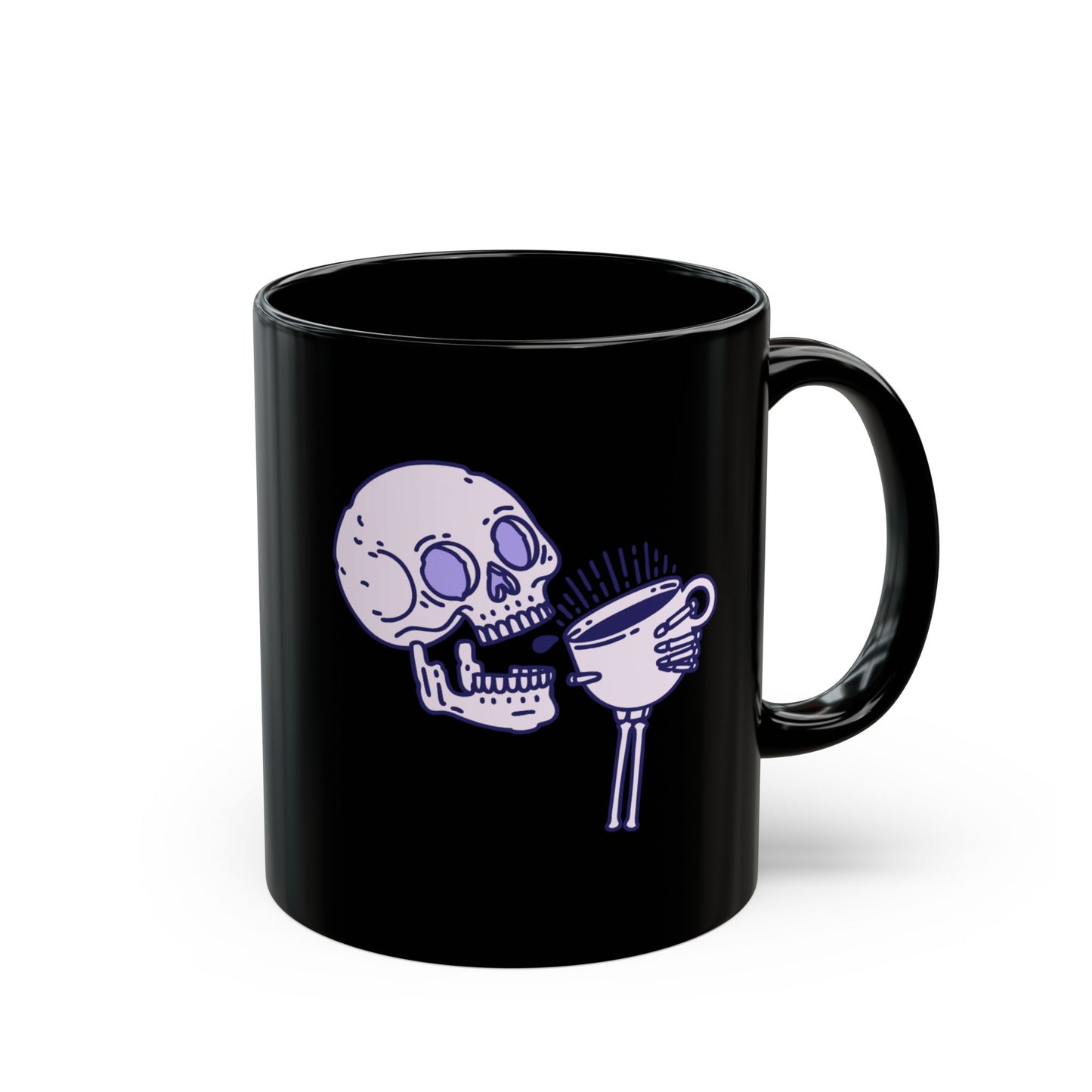 But First Coffee Skull Coffee Mug, Perfect for Halloween, Gothic Gifts, Coffee Lovers