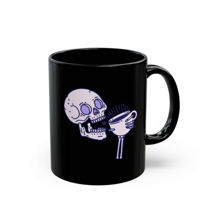 But First Coffee Skull Coffee Mug, Perfect for Halloween, Gothic Gifts, Coffee Lovers