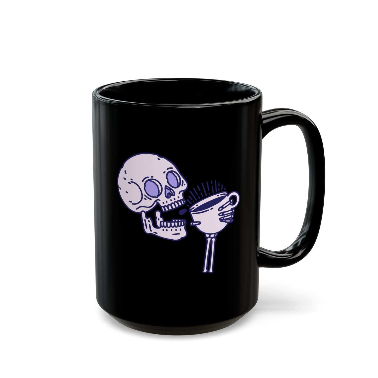 But First Coffee Skull Coffee Mug, Perfect for Halloween, Gothic Gifts, Coffee Lovers
