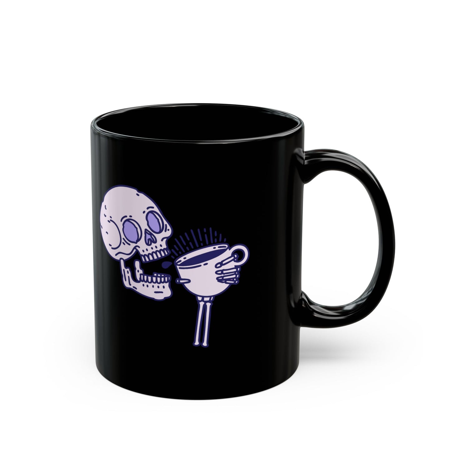 But First Coffee Skull Coffee Mug, Perfect for Halloween, Gothic Gifts, Coffee Lovers