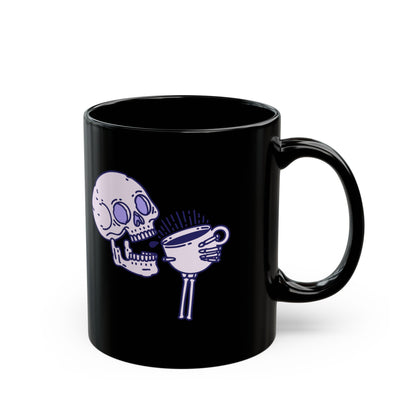 But First Coffee Skull Coffee Mug, Perfect for Halloween, Gothic Gifts, Coffee Lovers