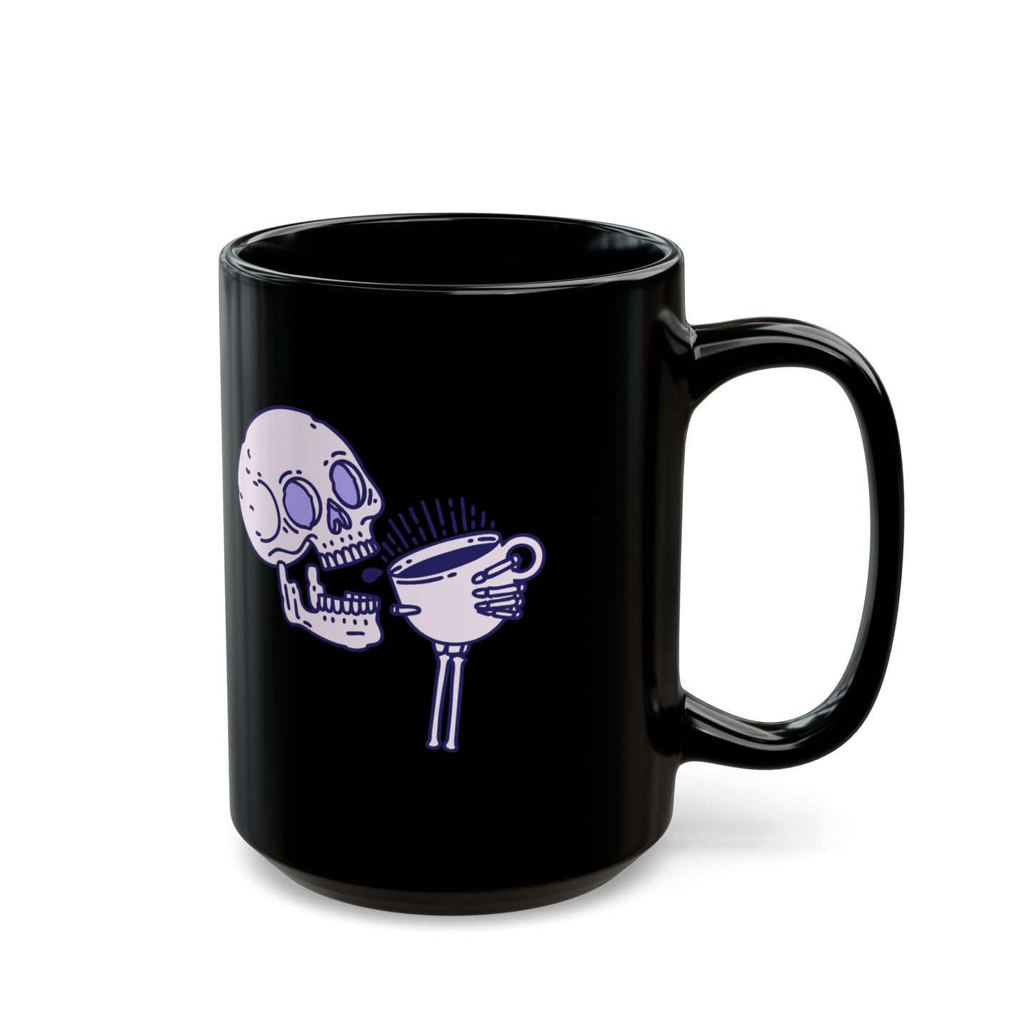 But First Coffee Skull Coffee Mug, Perfect for Halloween, Gothic Gifts, Coffee Lovers