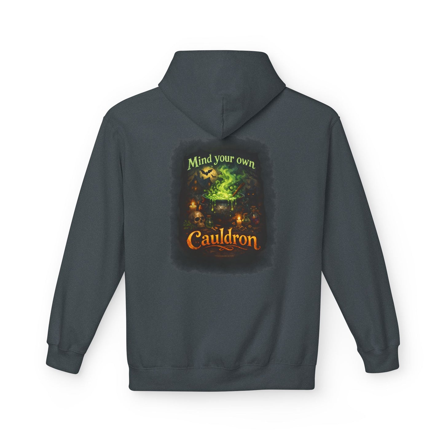 "Mind Your Own Cauldron" Witchy Hoodie