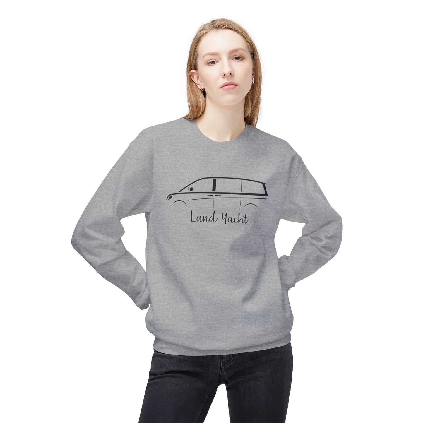 Mom Van Sweatshirt — Cozy Mom Life Crewneck