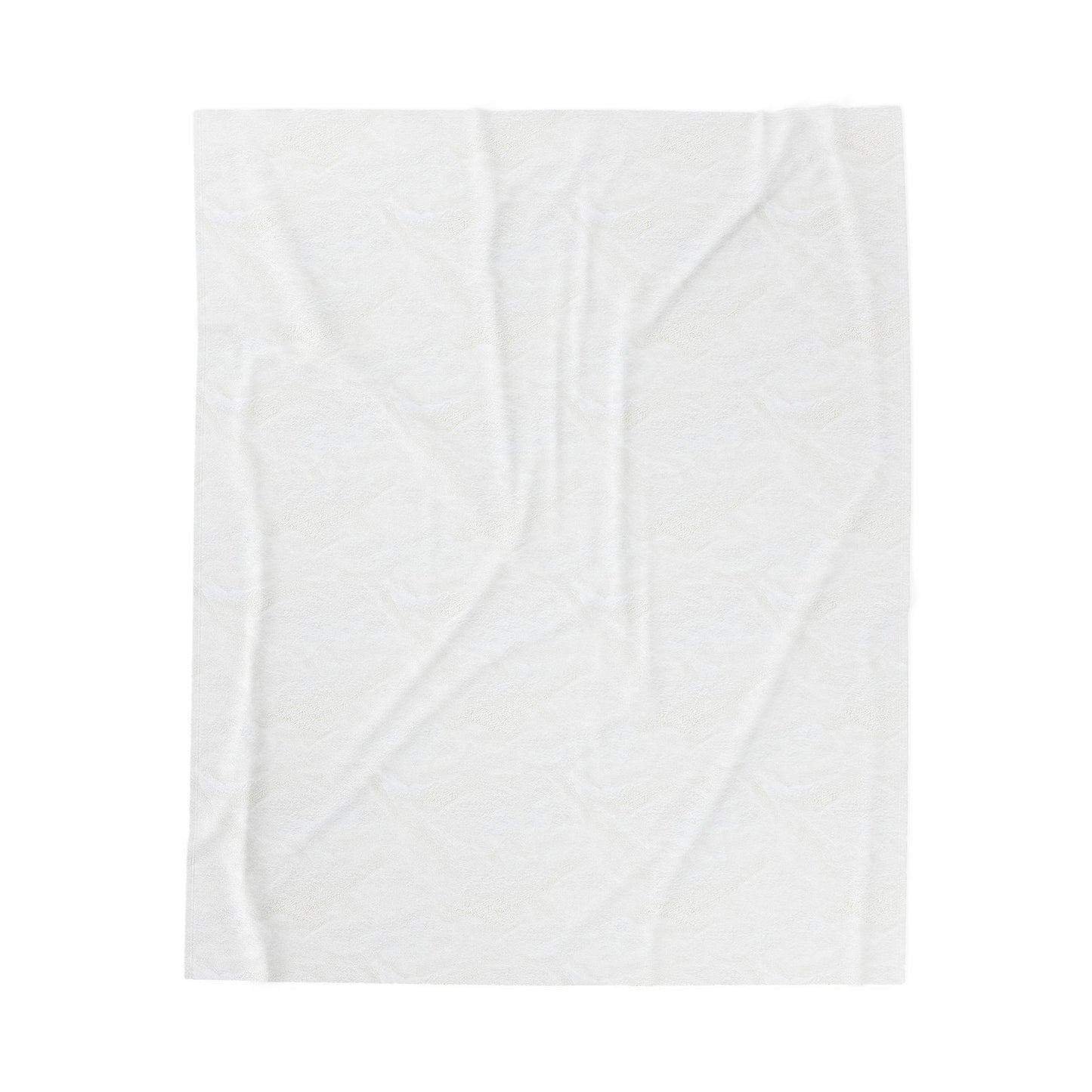 "Ho Ho Ho Throw" Plush Blanket - Cozy Green and White HO HO HO Print