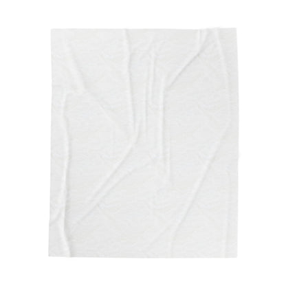 "Ho Ho Ho Throw" Plush Blanket - Cozy Green and White HO HO HO Print