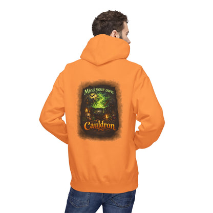 "Mind Your Own Cauldron" Witchy Hoodie