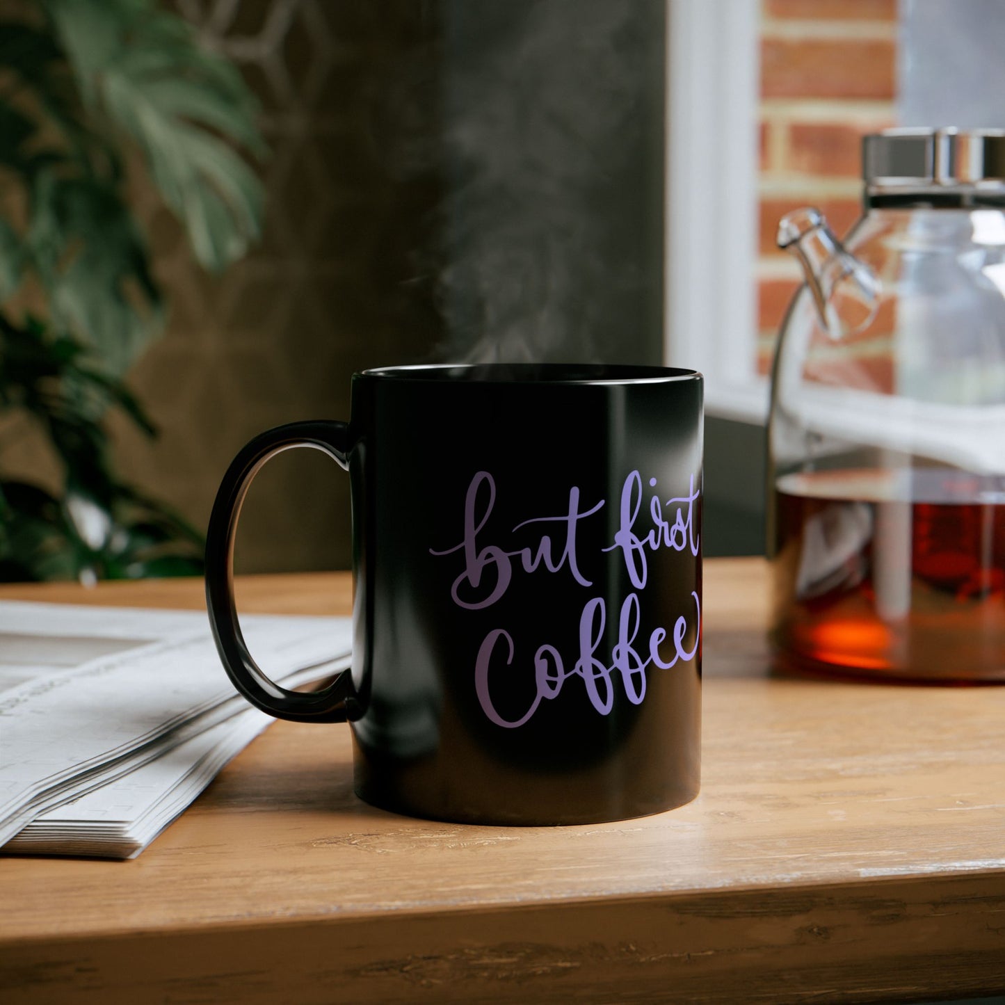 But First Coffee Skull Coffee Mug, Perfect for Halloween, Gothic Gifts, Coffee Lovers